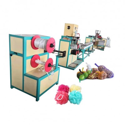 "pe Plastics Shower Ball And Bath Sponge Making Machine For Sale